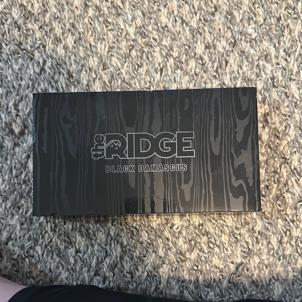 Ridge Black Damascus Wallet